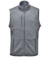 FHV-1 Stormtech Avalante Full Zip Knitted Fleece Gilet Granite Heather colour image